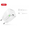 Rýchlonabíjačka XO CE06 vrátane dátového kábla Lightning 30 W biela