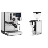 Rancilio Silvia BC PID + Rocket Espresso GIANNINO, chrome/black