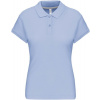 KARIBAN VINTAGE PIQUÉ K242 / Dámska polokošeľa s krátkym rukávom - sky blue XL
