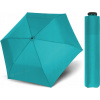 Dáždniky - Manuálny dáždnik, skladanie, s tyrkysovým Dopplerovým krytom (Mini ultra dáždnik Lieczne stratil dáždnik 17 cm)