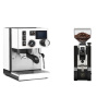 Rancilio Silvia BC PID, white + Eureka Mignon XL, CR black