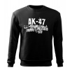 DRAGOWA pánska mikina Seneca AK-47, čierna 300g/m2 - XL