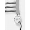 TERMA MOA CHRÓM elektrická vykurovacia tyč s termostatom + funkcia sušenia uterákov Výkon: 200W, Typ kábla a zapojenia: Špirálový s koncovkou 0,45m WEMOA02CROU
