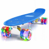 SKATEBOARD DETSKÁ SKATEBOARDOVÁ SVIETIACE KOLESÁ LED DRIFT 56CM DĹŽKA GALAXY KOSMOS