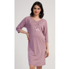 Dámska nočná košeľa materská Emily - staroružová XL (VIENETTA SECRET)