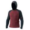 Dynafit 24/7 Polartec Zip Hoodie Burgundy Pánske Mikiny Veľkosť 48