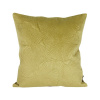 Zamatová obliečka na vankúš - Velvet 58G listy ginko, bledozelená 45 x 45 cm, ZA-404890