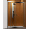 RADAWAY PREMIUM PLUS DWD 140cm sprchové dvere do niky / sprchový kút hranatý, profil chróm - 01 sklo číre