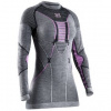 X-Bionic merino Shirt LG SL W CL WT06W23W B343 black grey magnolia