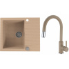 Set Alveus (dřez Cadit 10 Beige 55 + baterie Delos Beige 55) SETA22198