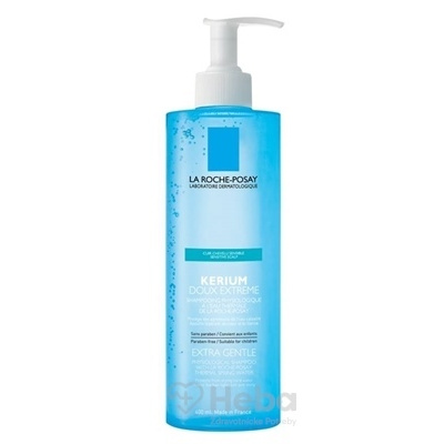 La Roche-Posay Kerium extra jemný fyziologický šampón na citlivú vlasovú pokožku 400 ml šampón
