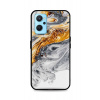 Kryt TopQ LUXURY Realme 9i pevný Marble šedo-zlatý 71092