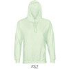 SOL´S CONDOR / Unisex mikina s kapucňou - creamy green XXL