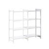 Systém zásuvných plastových regálov PREMIUM ,š x h police 900 x 500 mm