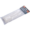 Pásky sťahovacie biele, 2,5x150mm, 100ks, pr.35mm, 8kg, nylon PA66, EXTOL PREMIUM 8856104