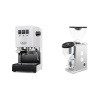 Gaggia New Classic EVO, white + Rocket Espresso FAUSTINO 3.1, white