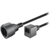 PremiumCord PremiumCord prodlužovací přívod 230V CEE 7/7 - IEC320 C14 / 20 cm