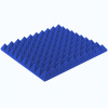 Akustický panel modrý PYRAMÍDA 50x50 cm hrúbka 5cm