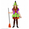 KOSTÝM ČARODEJNICE ORANŽOVÁ ČARODEJNICA 140