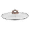 Pokrievka MagicHome Coffee Brown Line, 24cm