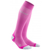 CEP Run Ultralight Compression Socks podkolenky dámské Barva: electric pink/light grey, Velikost: III