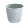 Prosperplast Ratolla Round Drlo 30,0 cm biely