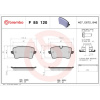 BREMBO Sada brzdových platničiek kotúčovej brzdy BREMBO P 85 120