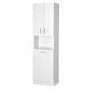 AQUALINE SIMPLEX ECO vysoká skrinka s košom 50x180x30cm SIME510