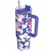 Quokka Stream, Nerezový termo pohár Flower Dusk, 950ml, 40032