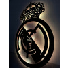 FC Real Madrid Drevený 3D obraz na stenu Futbalový erb Darček
