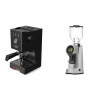 Gaggia Classic UP, black + Eureka Helios 65, grey