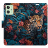 iSaprio Flip Flower Jaguar 02 pro Motorola Moto G54 5G / G54 5G Power Edition n24fj02-FLP2-MoG54