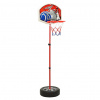 zahrada-XL Detská nastaviteľná basketbalová súprava 120 cm 80349