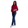 Be MaaMaa tehotenské nohavice tmavý jeans