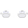 CL BRAKES brzdové doštičky 3076 MSC