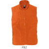SOL'S | Norway, Fleecová vesta, oranžová, 3XL