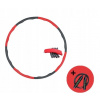 Hula hoop - Farebné hula-Hoop (4 červená 4 čierna) 80cm (Hula hoop - Farebné hula-Hoop (4 červená 4 čierna) 80cm)