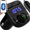FM TRANSMITER RÝCHLA NABÍJAČKA BLUETOOTH AUDIO MP3 BT 3X USB RGB