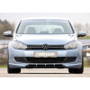 Rieger Tuning spojler pod originálny predný nárazník pre Volkswagen Golf VI 3/5-dvere. Cabrio, Prevedenie s rebrovaním