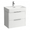 Laufen Base - Umývadlová skrinka, 52x64x39 cm, 2 zásuvky, matná biela H4023121102601