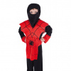 Detský kostým červený ninja (S)