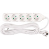 STREND PRO Kábel DG-F805B L-5 m, predlžovací, biely, 5x zásuvka, new edition