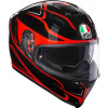 Prilba AGV K-5 S Magnitude Black Red Veľkosť: XL (61-62 cm)