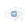 UFI Vzduchový filter 30.709.00