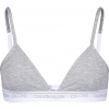 Calvin Klein UNLINED TRIANGLE sivá,biela Dámska podprsenka XS