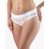 Dámská francouzská tanga GINA 14157P bílá maracuja M/L