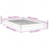 VidaXL Rám postele bez matraca 120x200 cm Dub z masívneho dreva - Hnedá - 242045-255982
