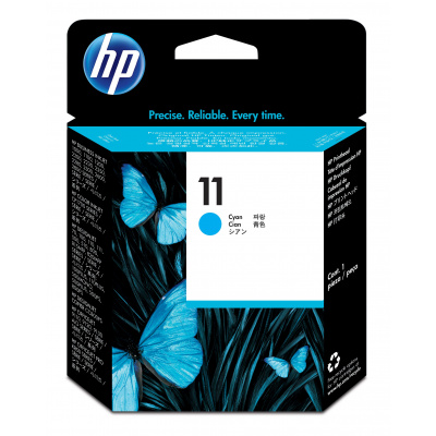 HP 11 - HP Color Inkjet CP 1700 - Business Inkjet 1000 - 1100 - 1200 - Business Inkjet 2200 - 2300 - 2600 - 2800,... - Tintenstrahl - Azúrová - C4811A - 110 mm