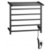 Sapho ELZOR elektrický sušiak uterákov 500x470 mm, 60 W, čierna mat EB510
