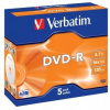Verbatim DVD-R 4,7GB 16x, 5ks